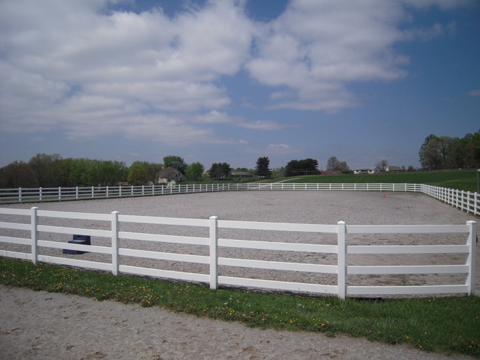 Equestrian arena construction
